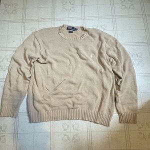 Vintage Polo Beige Crewneck